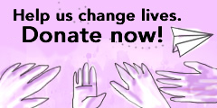 Help us change lives.Donate now!
