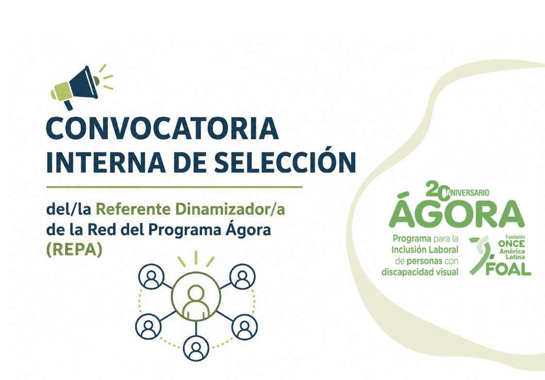 Imagen con el logo de FOAL y el título de la Convocatoria