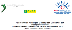 Portada del Encuentro de Psicólogos con los logos de las entidades colaboradoras
