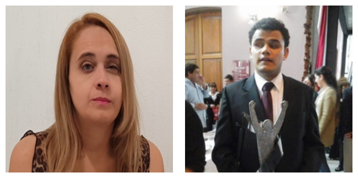 Imagen de los ganadores: a la izquierda, Osmey Torrealba; a la derecha, Ariel Ruiz