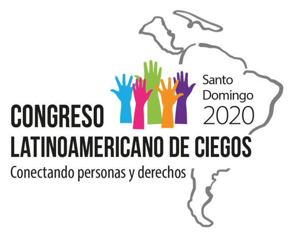 Logotipo del Congreso Latinoamericano de Personas Ciegas