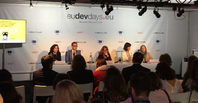 Imagen del panel del Lab Debate celebrado en Bruselas el 5 de junio