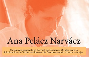 Cartel de la candidatura de Ana Peláez
