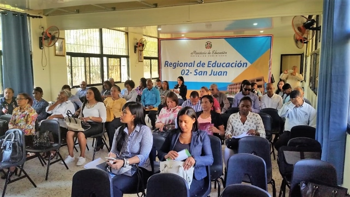 Un grupo de docentes, durante uno de los talleres